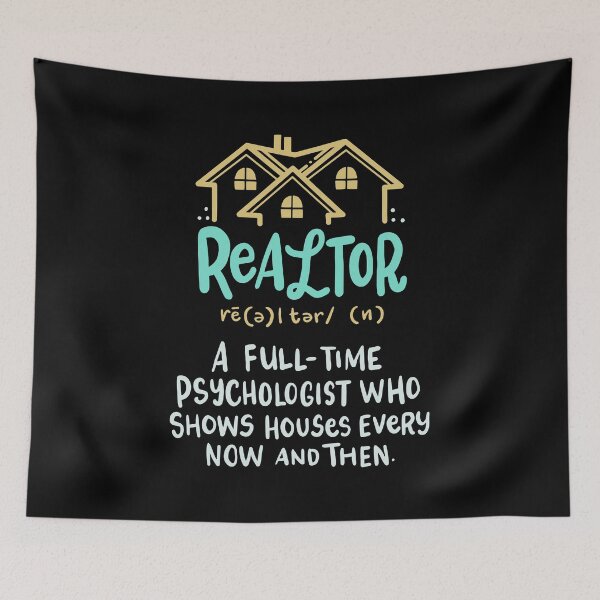 Item preview, Funny Real Estate Realtor Definition Gift Idea designed and sold by Sandra78.