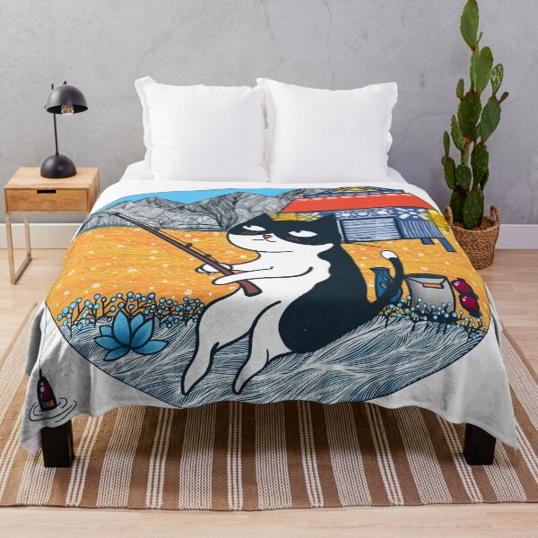 Item preview, Fishing cat designed and sold by winterfree.
