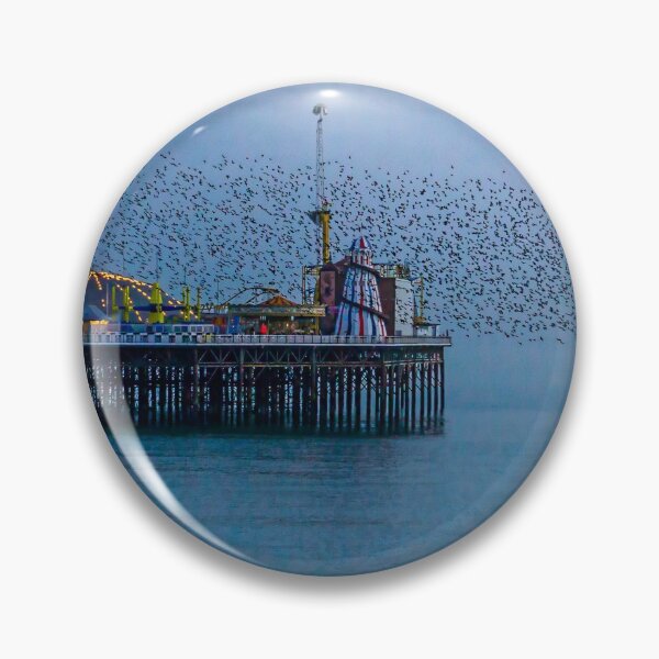 Item preview, The starling murmuration, Brighton Seafront, England designed and sold by Beverley Goodwin.