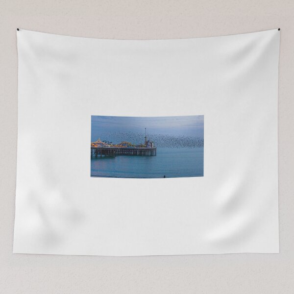 Item preview, The starling murmuration, Brighton Seafront, England designed and sold by Beverley Goodwin.