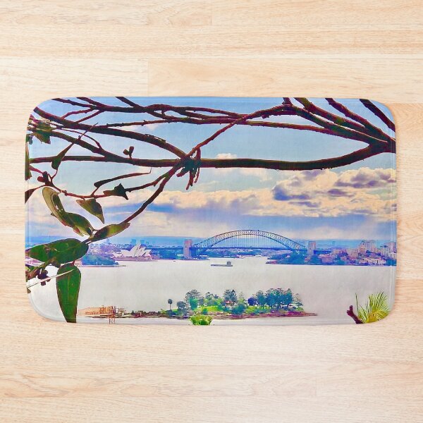 Item preview, Sydney Gum Leaves and Harbour Bridge designed and sold by ShotsOfLove.