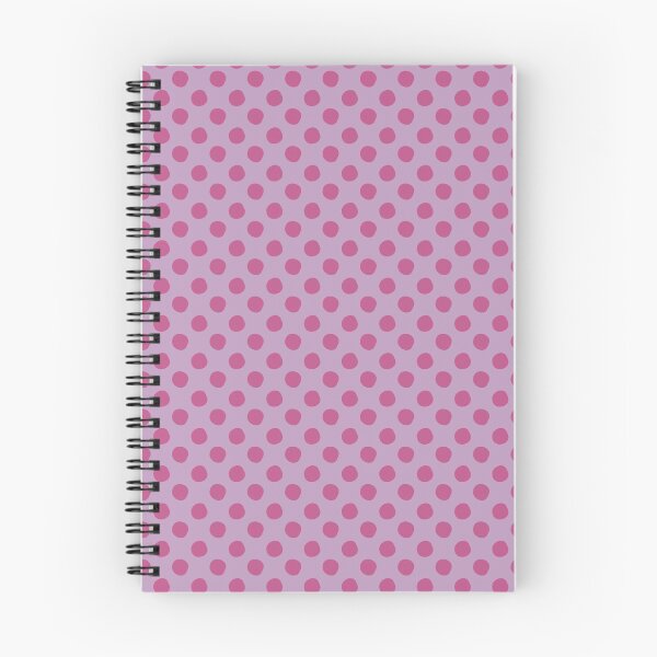 Item preview, pink polka dots pattern designed and sold by rysunki-malunki.