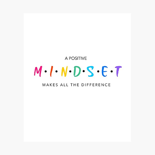 Item preview, A positive mindset designed and sold by positivemessage.
