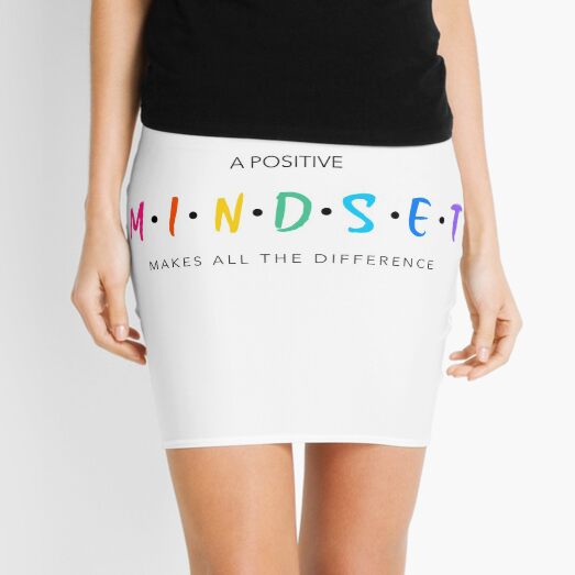 A positive mindset Mini Skirt
