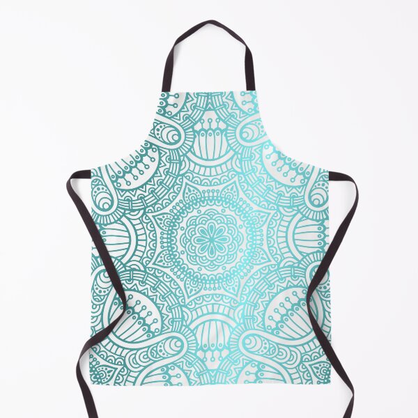 Item preview, Turquoise Ethnic Pattern With Mandalas designed and sold by Vic Torys ☆.