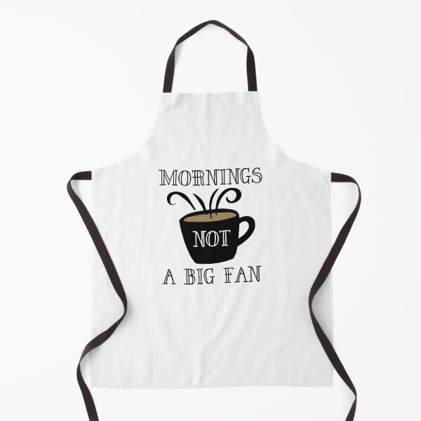 Item preview, Mornings Not A Big Fan designed and sold by LuckyFoxDesigns.