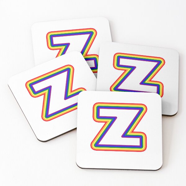 Item preview, Letter Z - Rainbow Stroke Design - LGBTQ designed and sold by MoonsmileProd.