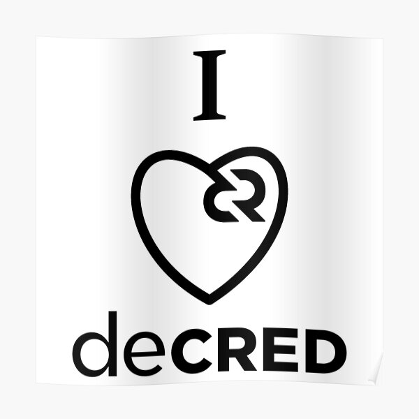 I love Decred v2 Poster