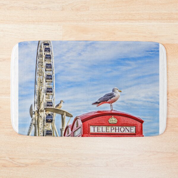 Item preview, Brighton seafront big wheel & telephone boxes designed and sold by Beverley Goodwin.