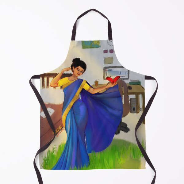 Item preview, Indian Woman in Sari designed and sold by ThazheLogum.
