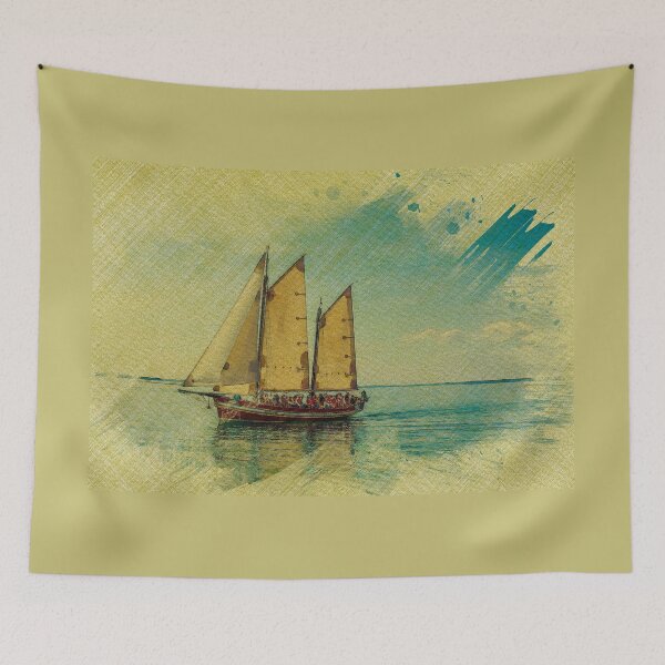 Item preview, Sailing Boat designed and sold by gooddesignart.