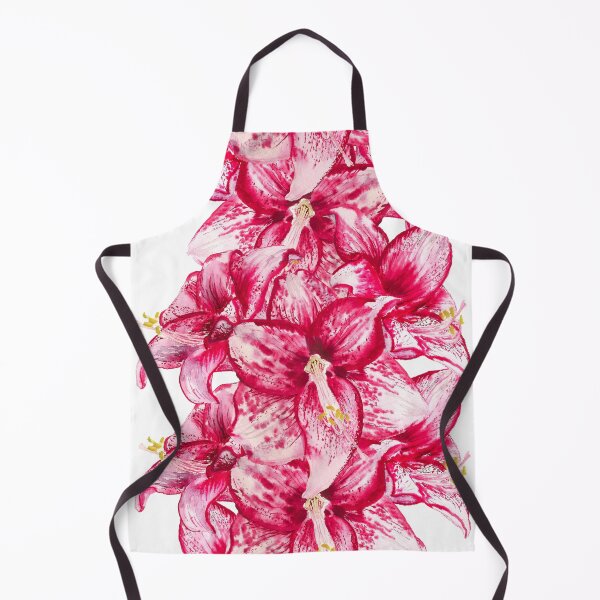 Item preview, Watercolor flowers of amaryllis designed and sold by Shoshina.