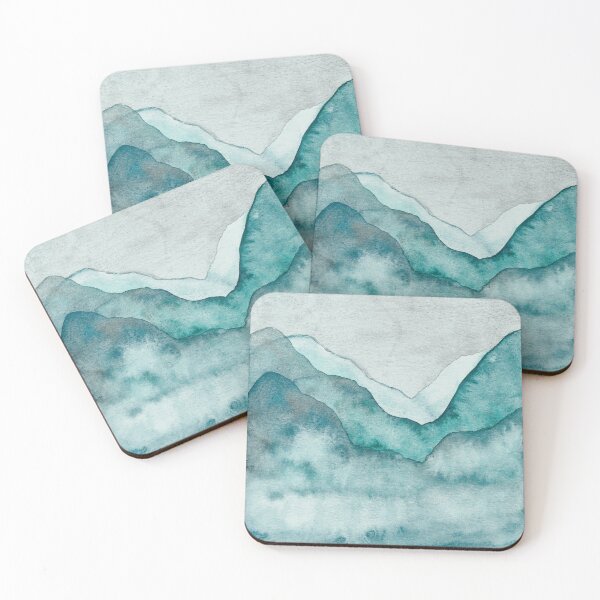 Item preview, Mysterious hills designed and sold by María Casas Watercolour Designs.