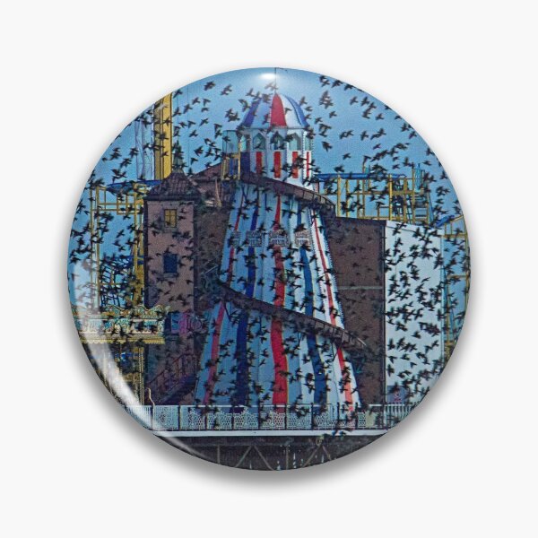 Item preview, Starling murmuration, Helter Skelter, Brighton, England designed and sold by Beverley Goodwin.