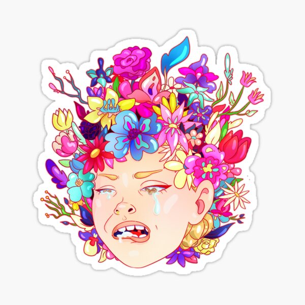 Midsommar May Queen, Dani Ardor Sticker Glossy Sticker
