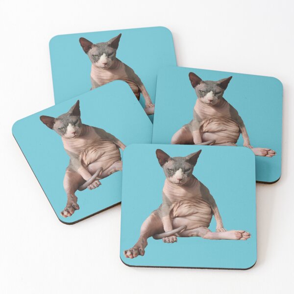 Item preview, Giant hairless cat: Teal designed and sold by nekodokai1.