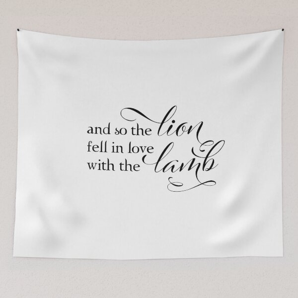 Item preview, and so the lion fell in love with the lamb - twilight designed and sold by LivAlysr.