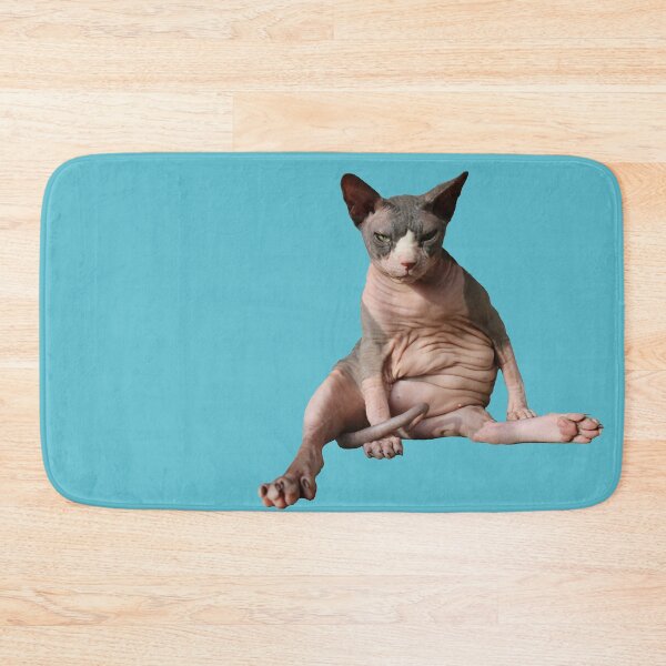 Item preview, Giant hairless cat: Teal designed and sold by nekodokai1.