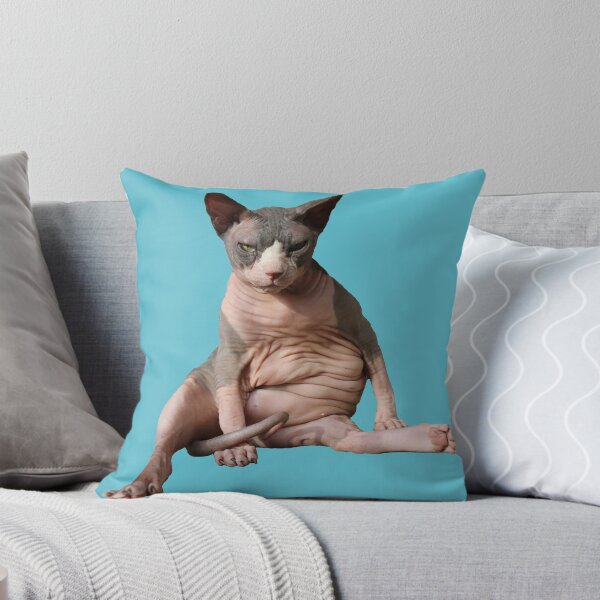 Item preview, Giant hairless cat: Teal designed and sold by nekodokai1.