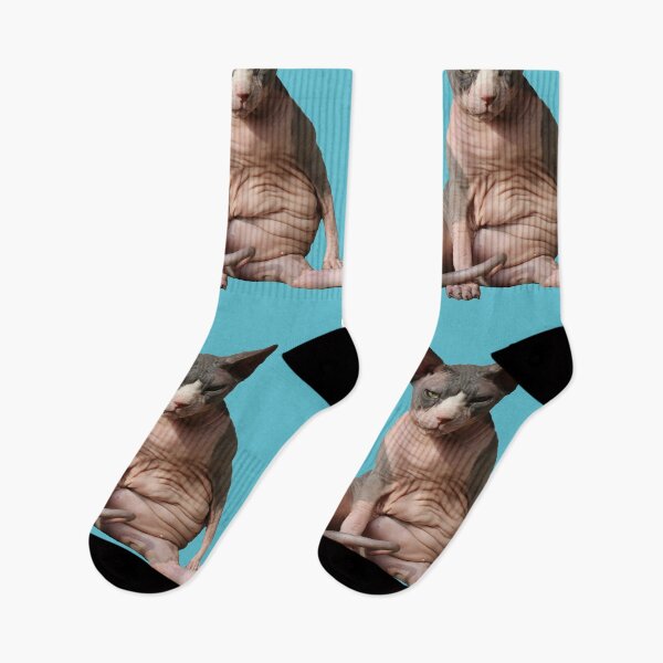 Item preview, Giant hairless cat: Teal designed and sold by nekodokai1.