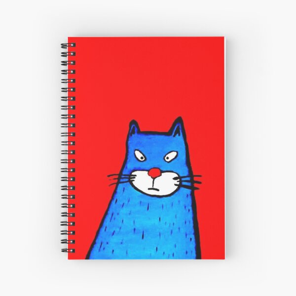 IRRITATED CAT Spiral Notebook