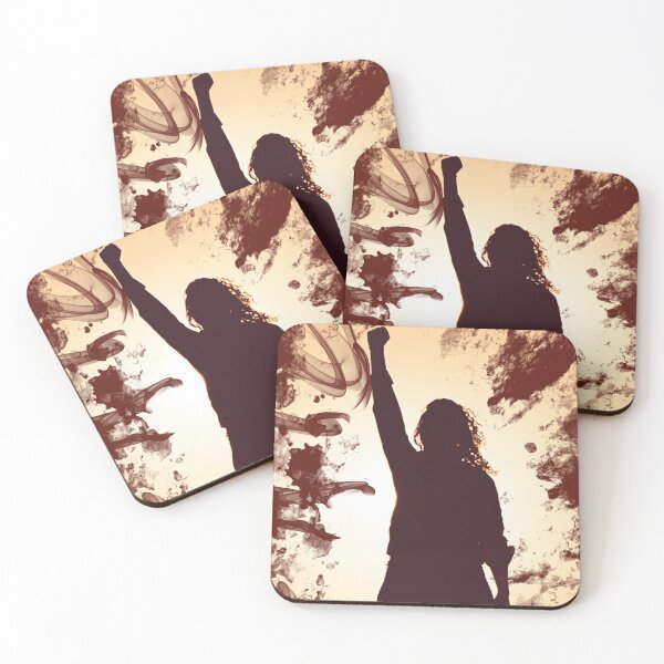 Item preview, In Focus Abstract Silhouette of Woman Holding Fist Up.  designed and sold by Joe-s.