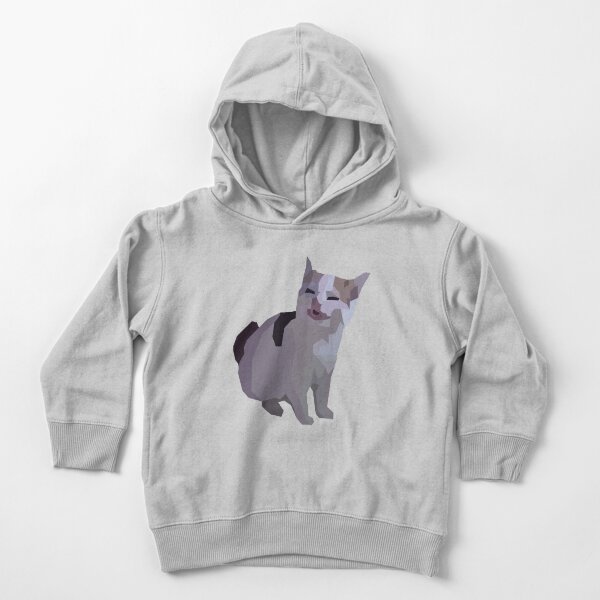 Cat No Like Banana Meme Toddler Pullover Hoodie