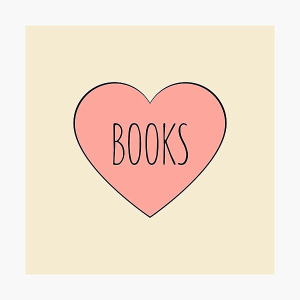 Love Books Photographic Print