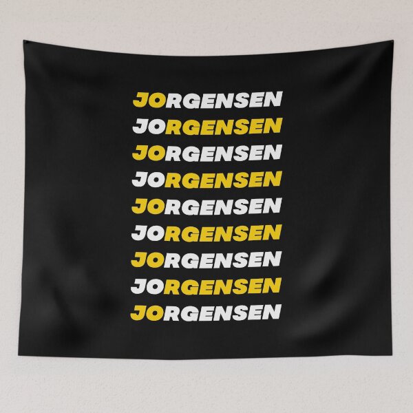 Item preview, Jo Jorgensen Repeating Design White and Yellow designed and sold by NoveltyMerch.