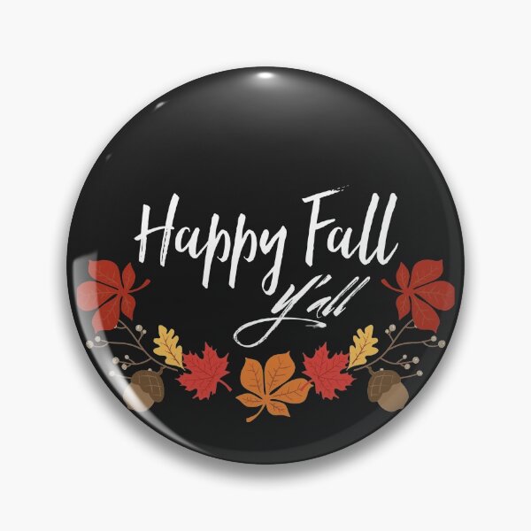 Artikelvorschau, Happy Fall y'all, Happy Fall, Herbstsaison Design entworfen und verkauft von Theteebrewing.