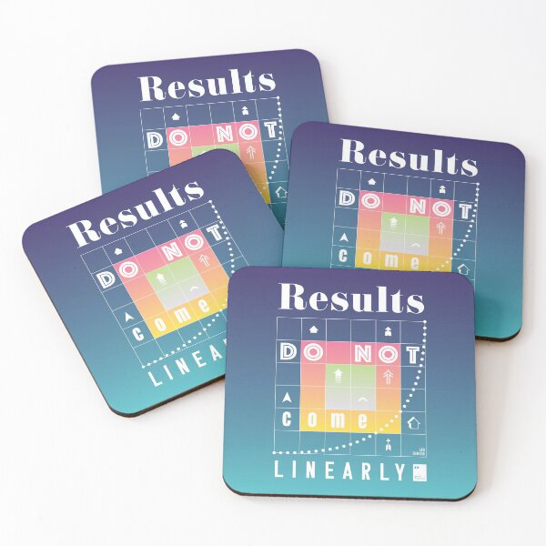 Item preview, Results don't come linearly designed and sold by quotesonposters.