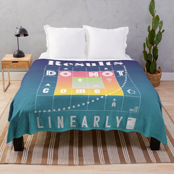 Item preview, Results don't come linearly designed and sold by quotesonposters.
