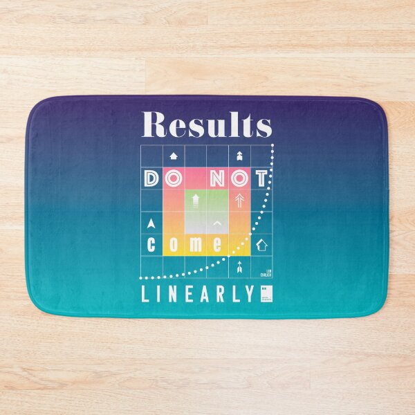Item preview, Results don't come linearly designed and sold by quotesonposters.