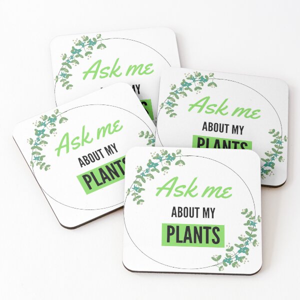 Item preview, Ask Me About My Plants Design designed and sold by nimitkhurana.