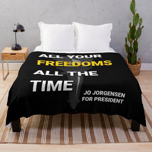 Item preview, All Your Freedoms All The Time Jo Jorgensen For President designed and sold by NoveltyMerch.