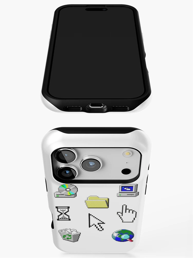 Thumbnail 3 of 4, iPhone Case, Windows 95 Computer Icon Sticker Pack Collection designed and sold by OFFICIAL-CANDY.