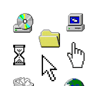 Artwork thumbnail, Windows 95 Computer Icon Sticker Pack Collection by OFFICIAL-CANDY