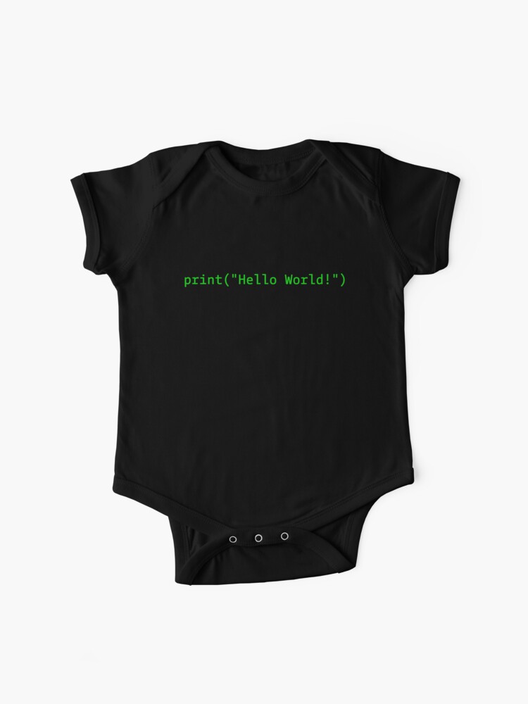 Hello world best sale baby onesie