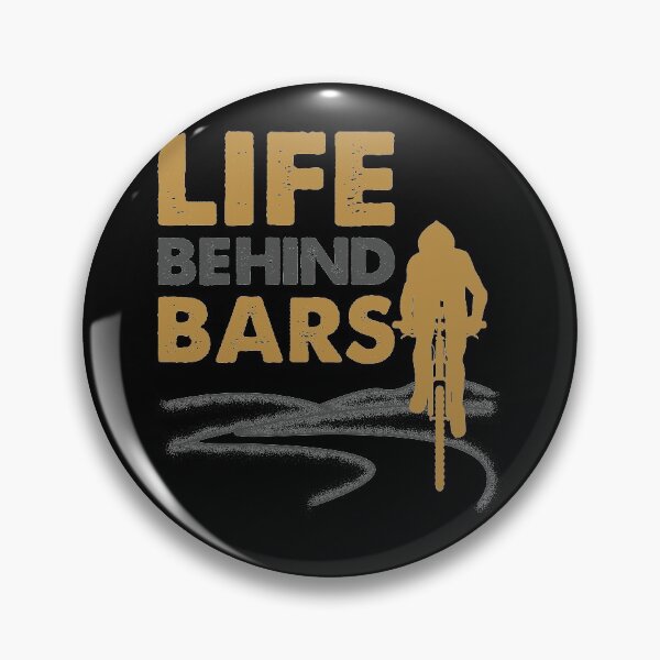 Item preview, Funny MTB Design - Mountain Biking - Gift for Cyclist - MTB - Life Behind Bars designed and sold by Printedpath.