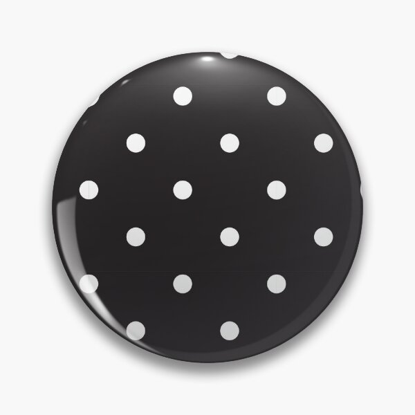 Item preview, Medium Polka Dots Pattern White and Black designed and sold by Nine Lives Studio.