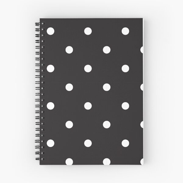 Item preview, Medium Polka Dots Pattern White and Black designed and sold by Nine Lives Studio.