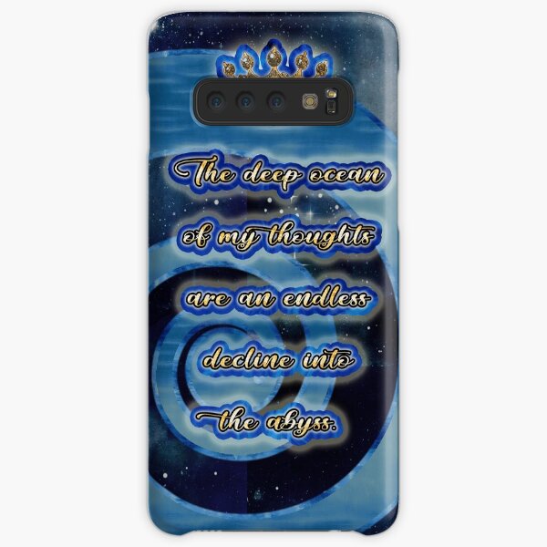 The deep ocean of my thoughts are an endless decline into the abyss. Samsung Galaxy Snap Case