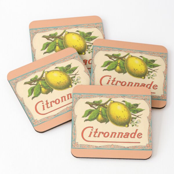 Item preview, Vintage French Lemonade Poster designed and sold by BergamotTeapot.