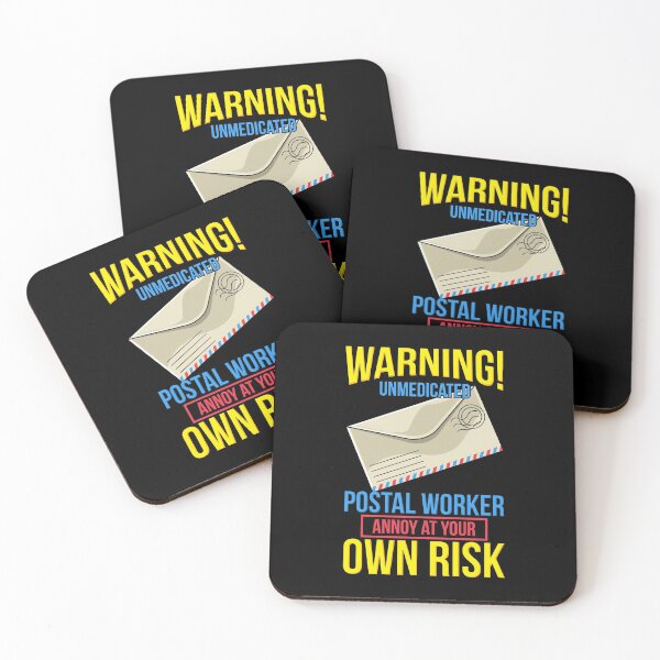 Item preview, Funny Mailman Gift Postal Worker Annoy At Own Risk designed and sold by Sandra78.