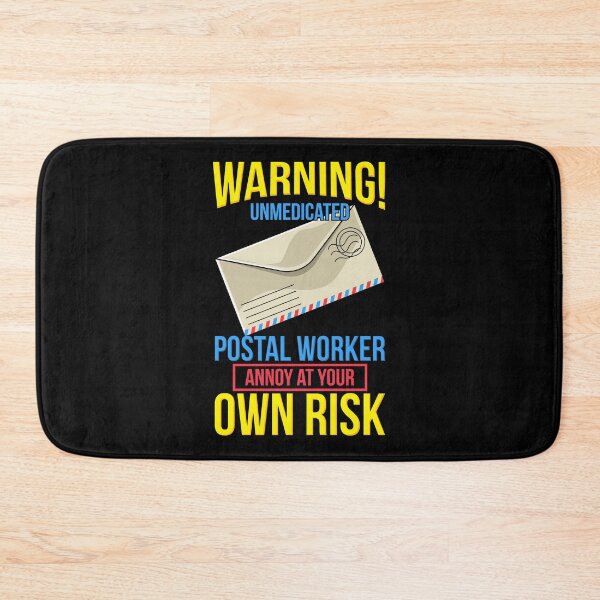 Item preview, Funny Mailman Gift Postal Worker Annoy At Own Risk designed and sold by Sandra78.