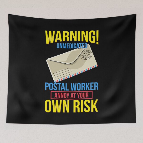 Item preview, Funny Mailman Gift Postal Worker Annoy At Own Risk designed and sold by Sandra78.
