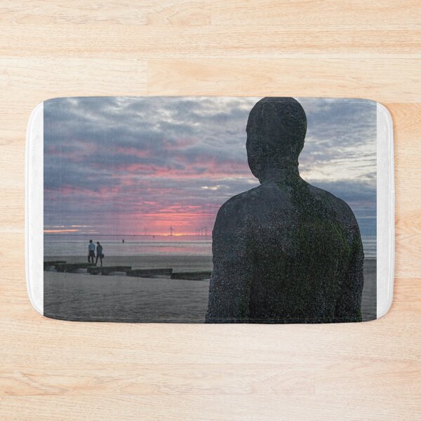 Item preview, Iron Man at Sunset, Crosby beach designed and sold by Beverley Goodwin.