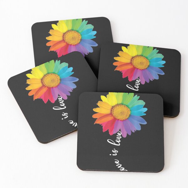 Item preview, Love Rainbow Sunflower LGBT Gay Lesbian Pride designed and sold by LaThresRice.