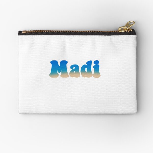 Madi name Zipper Pouch