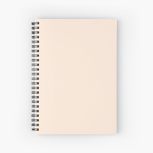 Body color, natural color Spiral Notebook